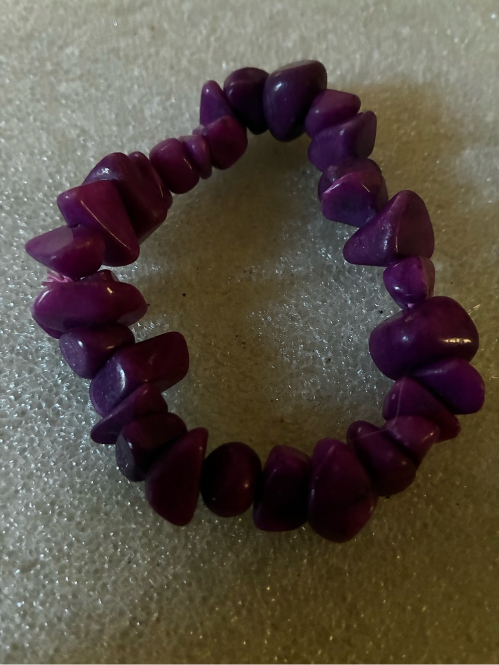 Purple Chip agate Stretch Bracelet - Women Jewelry